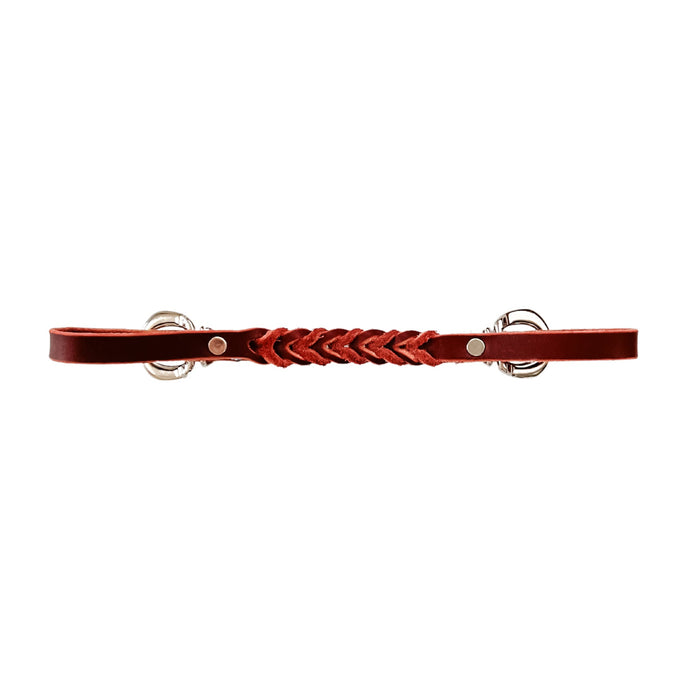 AJ Tack Latigo Braided Curb