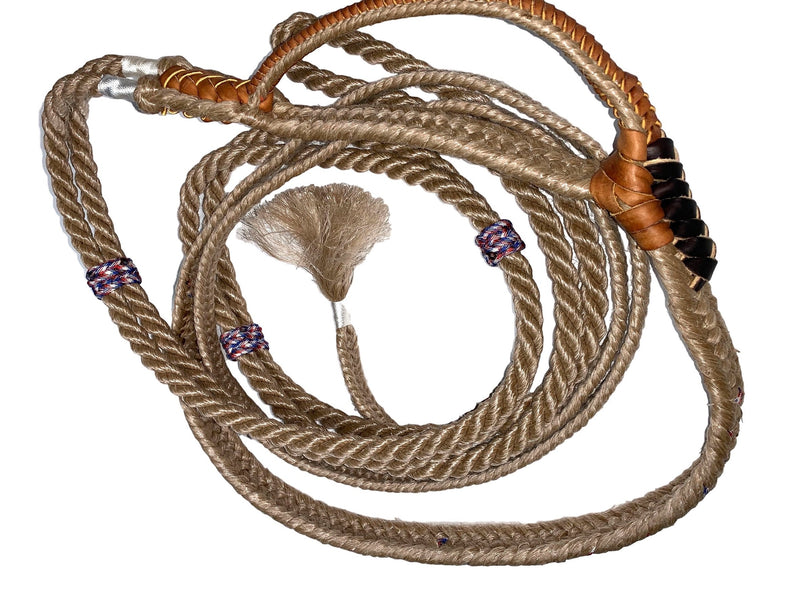 Brazilian Bull Rope – Custom Pro 9 Plait Bull Riding Rope Right or Left Hand | Rowdy Rowels