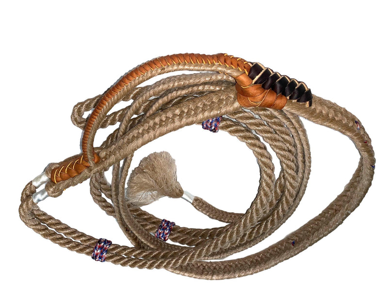 Brazilian Bull Rope – Custom Pro 9 Plait Bull Riding Rope Right or Left Hand | Rowdy Rowels
