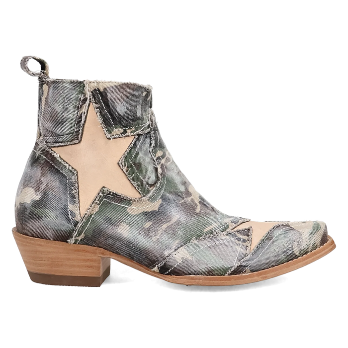 Dan Post Stardust - Women's Denim Cowgirl Booties