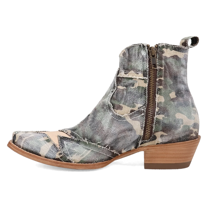 Dan Post Stardust - Women's Denim Cowgirl Booties