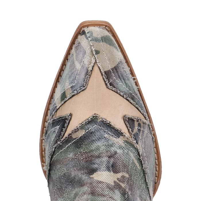 Dan Post Stardust - Women's Denim Cowgirl Booties