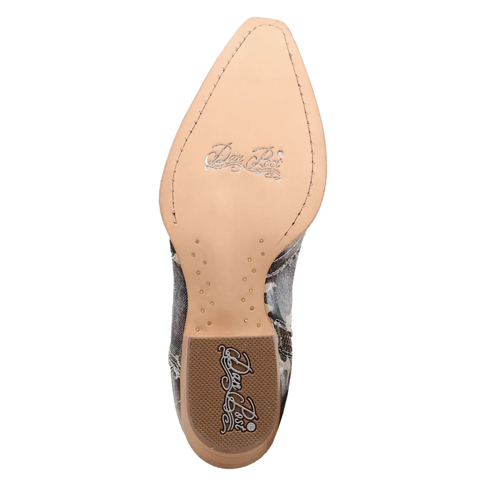 Dan Post Stardust - Women's Denim Cowgirl Booties