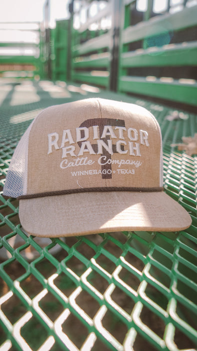 PF Brand Tan & Brown Rope Cap