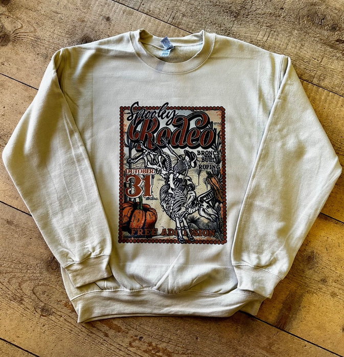 Spooky Rodeo Western Graphic Sweatshirt