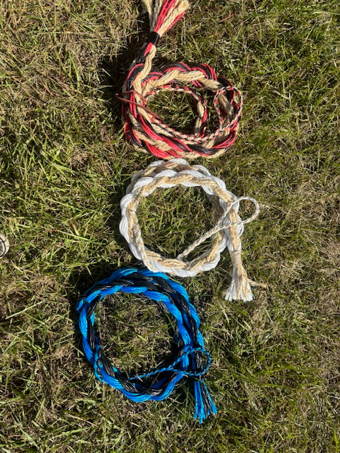 Saddle Bronc Reins USA Made – Poly & Sisal | Youth & Adult | Rowdy Rowels™