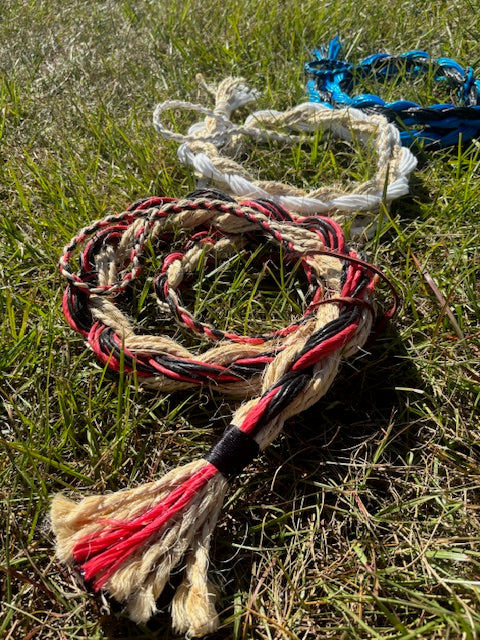 Saddle Bronc Reins USA Made – Poly & Sisal | Youth & Adult | Rowdy Rowels™