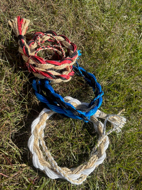 Saddle Bronc Reins USA Made – Poly & Sisal | Youth & Adult | Rowdy Rowels™