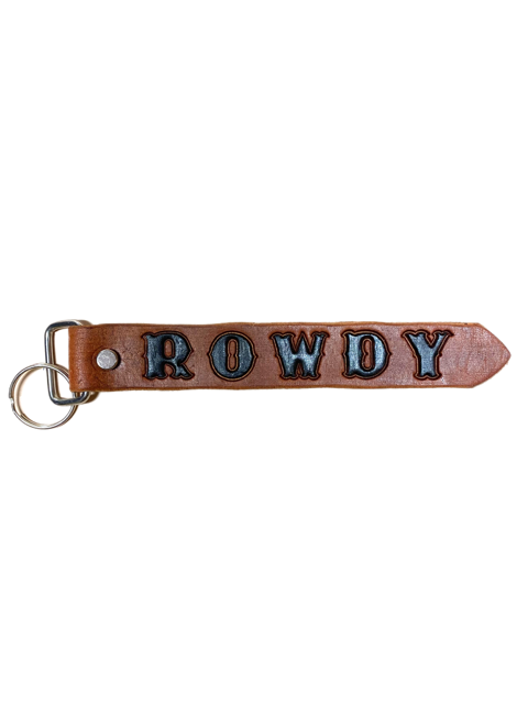 Rowdy: Handmade Western Leather Key Chains