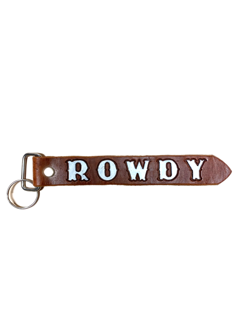 Rowdy: Handmade Western Leather Key Chains