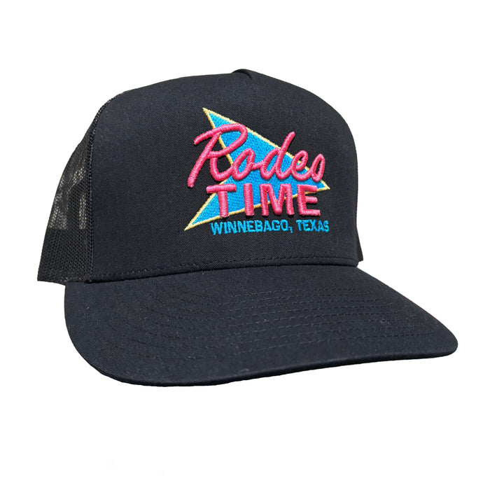 Rodeo Time Neon Black Cap