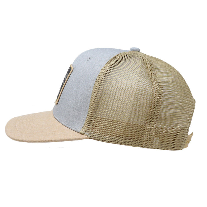 RT Bronc Patch Grey & Tan Meshback