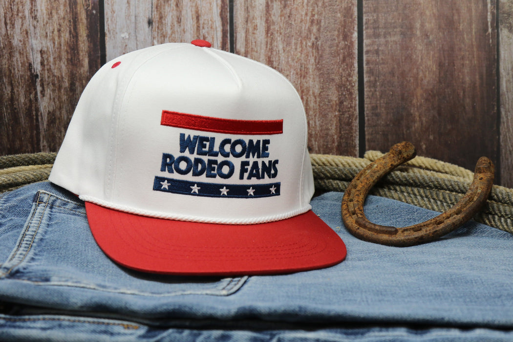 Welcome Rodeo Fans Rope Cap