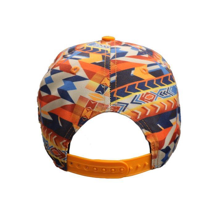 Rodeo Time Sunset Navajo Orange Flatbill