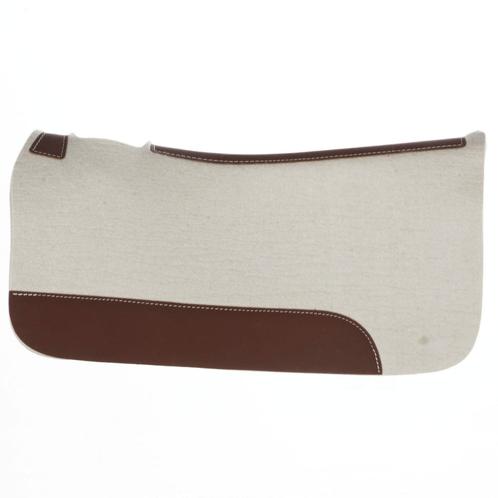 Natural 3 4in 28x30 Felt Barrel Saddle Pad