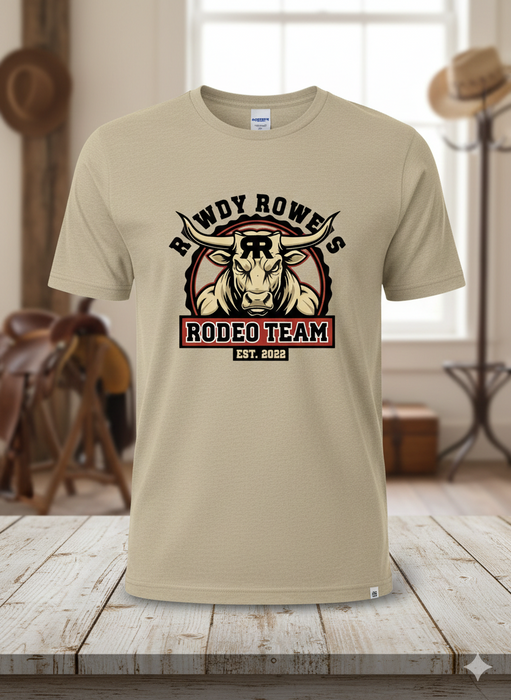 Rowdy Rowels Rodeo Team | Pro Bull Rider Series Graphic Tee