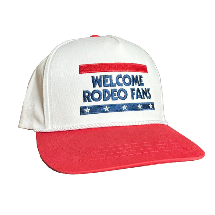 Welcome Rodeo Fans Rope Cap
