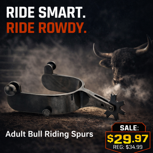 bull riding spur 22 degree