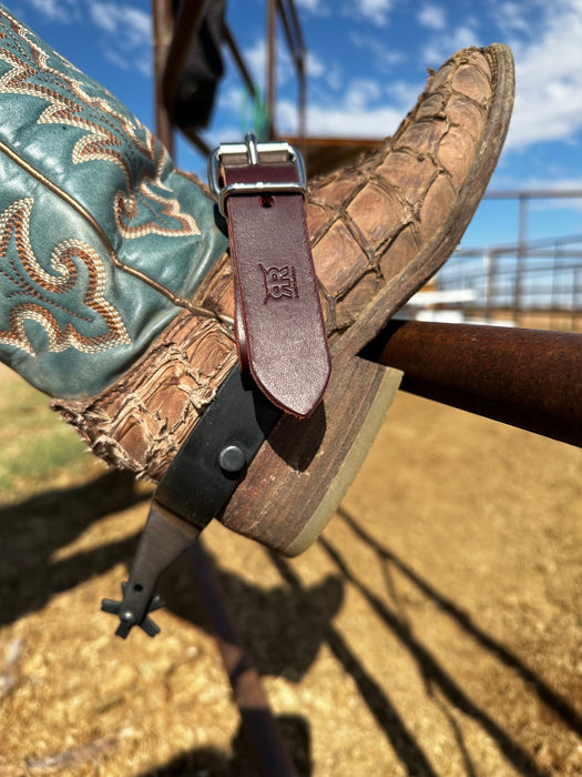 Rowdy Rowels Adult Bull Riding Spur 22-Degree Offset