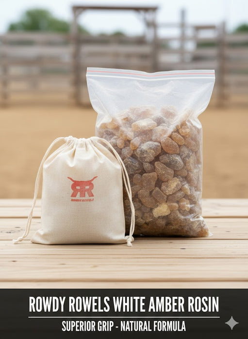 White Rosin by Rowdy Rowels | Bull Riding Amber Rosin