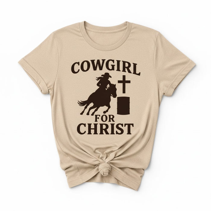 Cowgirl for Christ Tee – Western Faith Shirt | Rowdy Rowels
