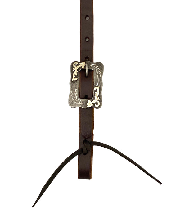 AJ Tack Day Workers Series Single Rolled Ear Headstall