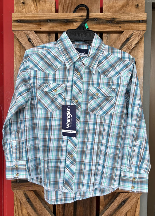 Teal Plaid | Wrangler Boys