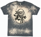 T-shirt with 'Just Rope It' graphic design on a white background
