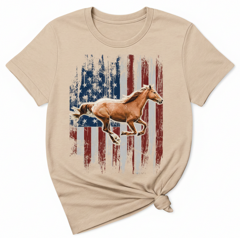 land of the free custom tee