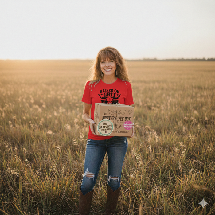 Wild & Sweet Mystery Tee Club | Monthly Western Graphic Tee Subscription | Sassy Country Surprise Box + Free Monthly Gift