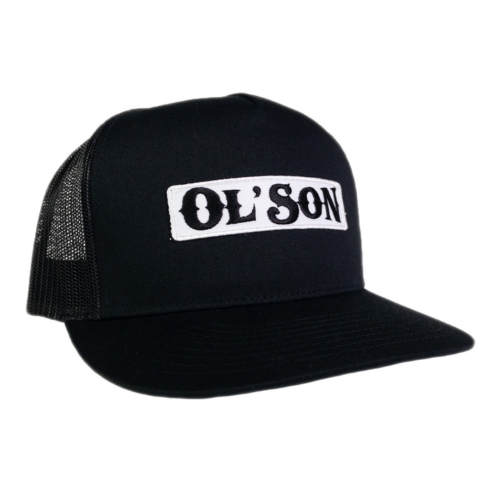 Ol' Son Patch Black Mesh Flatbill