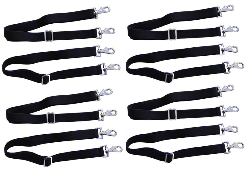 AJ Tack Elastic Replacement Blanket Leg Strap Pair