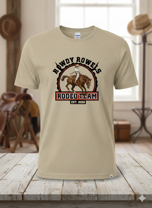 Rowdy Rowels Rodeo Team | Pro Bull Rider Series Graphic Tee