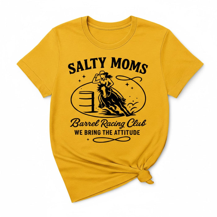 Salty Moms Barrel Racing Club | Western Graphic Shirt – Rowdy Rowels USA Tee