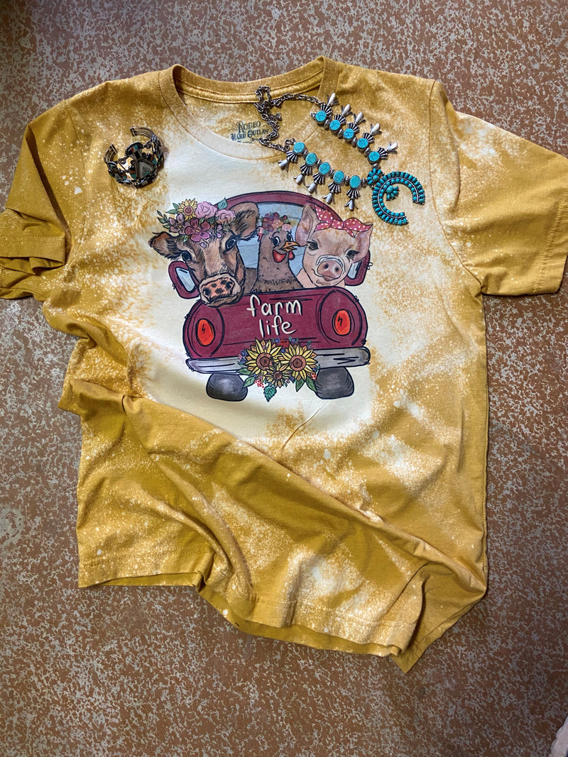Farm Life Western Graphic Tee l Rodeo  Graphic Tee