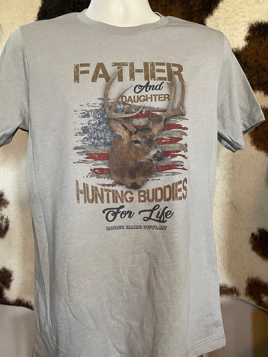 Father & Daughter Hunting Buddies l Unisex Jersey Short Sleeve Tee