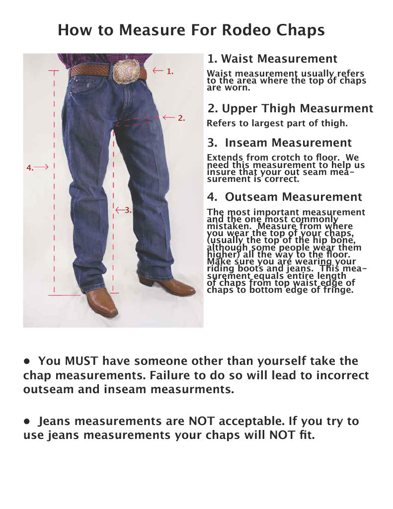 Bull Rider Pro Rodeo Chap 100-15