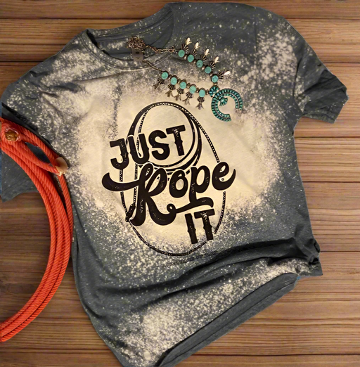 just rope it western graphic tee cowboy shirt