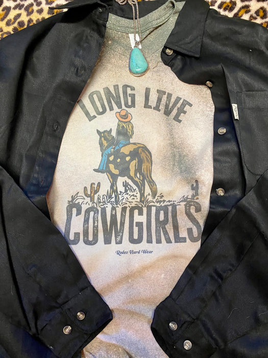 Long Live Cowgirls Western Graphic Tee l Unisex Jersey Short Sleeve Tee